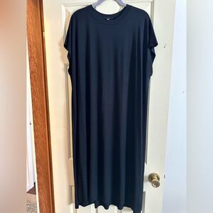 Eileen Fisher Cap Sleeve Shift  Dress